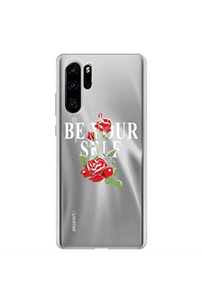 Other Huawei P30 Pro Be Your Self Transparent Silicone TPU Θήκη