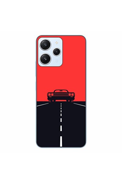 OEM Husa compatibila cu Xiaomi Redmi 12 4G Silicon Gel Tpu Model Red Sky Musc...