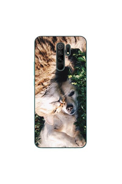 OEM Husa compatibila cu Xiaomi Redmi 9 Silicon Gel Tpu Model Caine si Pisica