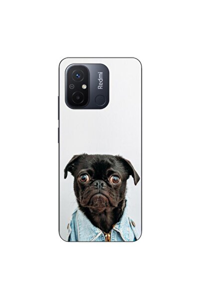 OEM Husa compatibila cu Xiaomi Redmi 12C Silicon Gel Tpu Model Pug Fashion