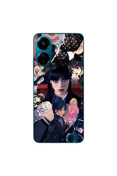 OEM Husa compatibila cu Xiaomi Redmi 13C 4G Silicon Gel Tpu Model Wednesday A...