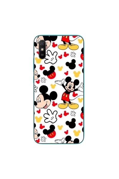 OEM Husa compatibila cu Xiaomi Redmi 9A Silicon Gel Tpu Model Mickey Cool Pat...