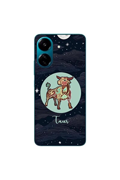 OEM Case compatible with Xiaomi Redmi 13C 4G Silicone Gel Tpu Taurus Horoscop...