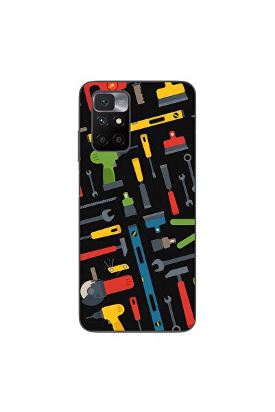 OEM Husa compatibila cu Xiaomi Redmi 10 Silicon Gel Tpu Model Unelte Pattern