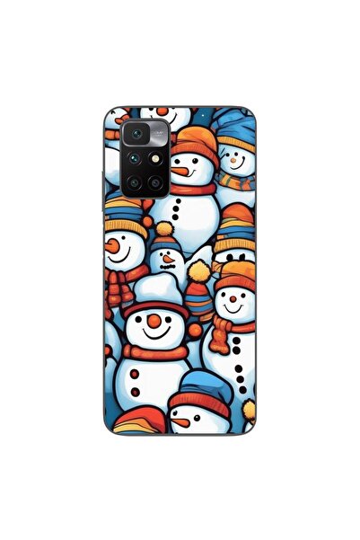 OEM Case compatible with Xiaomi Redmi 10 Silicone Gel Tpu Model Snowman Pattern