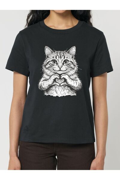 Cu Pisici Tricou din bumbac organic Premium-Fur-ever Love, Femei