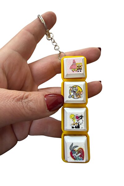 Buki'nin Atölyesi Led-Free Keyboard-Click Sound Stress Relief Cartoon Charact...