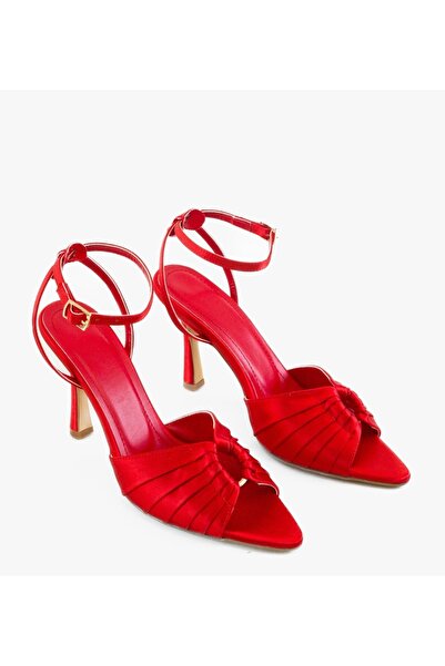 BENOTTİ Yavay Red Heeled Sandals