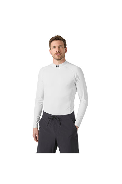 Helly Hansen Men's White Waterwear Rashguard Lycra Sweatshirt