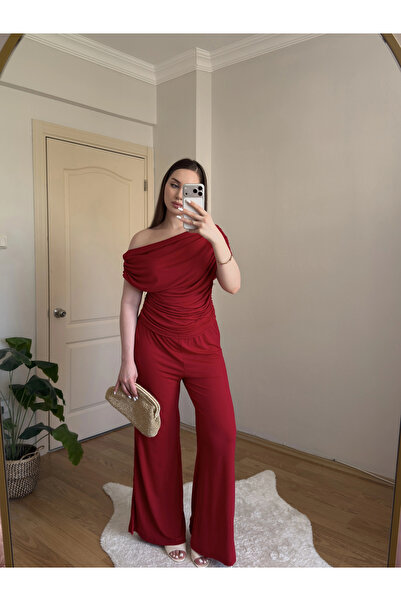 Souwe Valentina Drapeli Kırmızı Takım