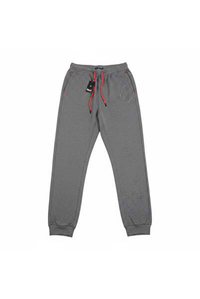 CRIVIT Men's Grey Cotton Jogger Sweatpants