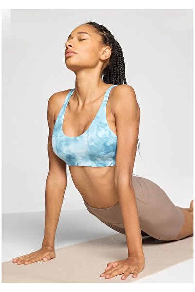 Nike Zenvy Women's Bra with Support Blue Women's Sports Bra