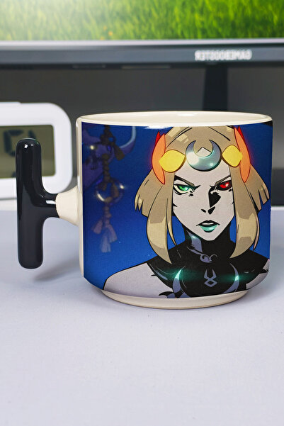 ZipZap Hades 2 Printed Ceramic Luxury Mug (1 Piece) T-Shaped Special Black Ha...