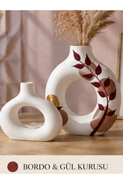 LUNİVAA HOME Modern Bohemian Home, Office and Gift Decorative Vase Set |   Ha...