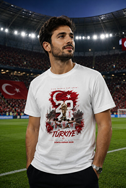 MECH BUTİK Ειδική φανέλα Εθνικής Ομάδας για το Παγκόσμιο Κύπελλο Τουρκίας, Λε...
