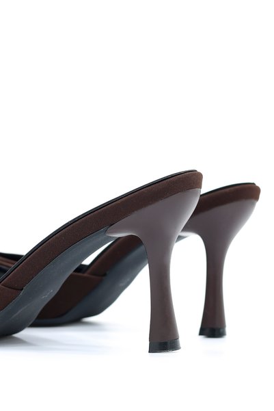 kajal ayakkabı SUP 3750 İnce Topuklu Stiletto Terlik