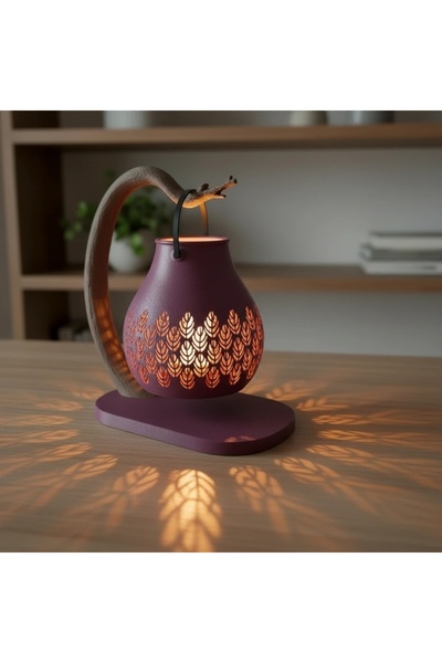 OEM Mini decorative LED night light with stand, design inspired by nature