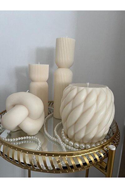 Deluxe Studio Candle Set de 4 lumânări de lux din ceară de soia