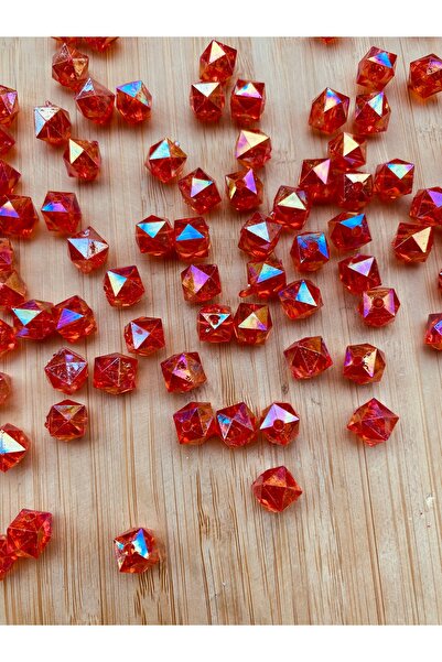 Lorin hobi 10 mm Acrylic Bags, Wallets, Pendants, Jewelry Beads 100 Gr Approx...