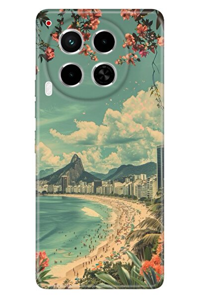 TECNO Camon 30 (CL6) Kılıf Rio Temalı Desenli Darbe Emici Silikon