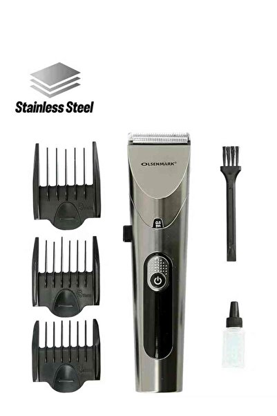 Olsenmark Rechargeable Hair & Beard Trimmer With 3 Detachable Combs, 9MM, 6MM...