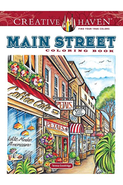 Generic Creative Haven Main Street Coloring Book