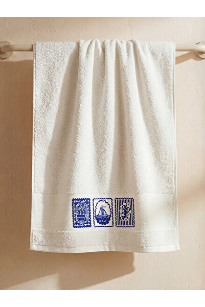 LC Waikiki Nevavm Embroidered Cotton Face Towel 50X80 cm