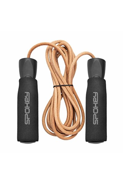 Spokey QIUCK SKIP Leather jump rope