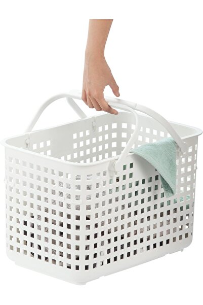 inochi Nachi Multi-purpose Basket with Handle Strap, Lid, and Lightweight Pol...