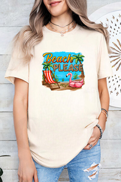Sarah's Boutique Women's T-shirt – 100% cotton – Beach Chair