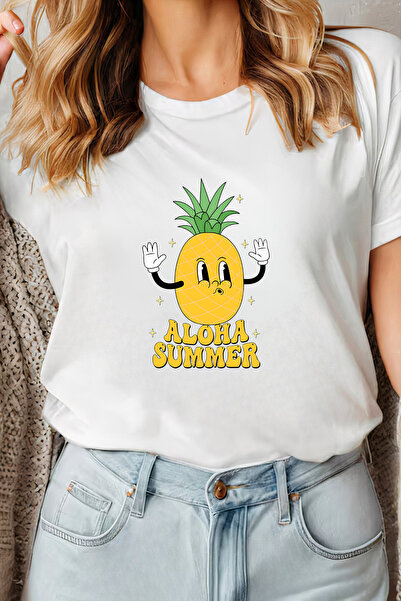 Sarah's Boutique Women's T-shirt – 100% cotton – Aloha Summer
