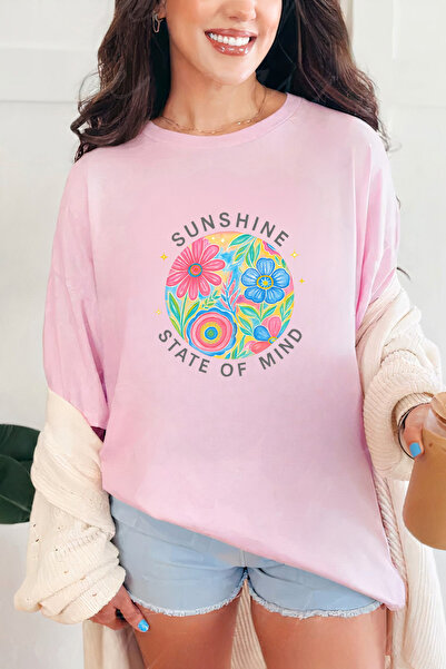 Sarah's Boutique Women's T-shirt – 100% cotton – Sunshine Circle