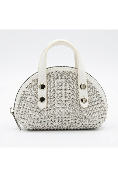 yussewear Yw Women's Chain Strap Stone Bag