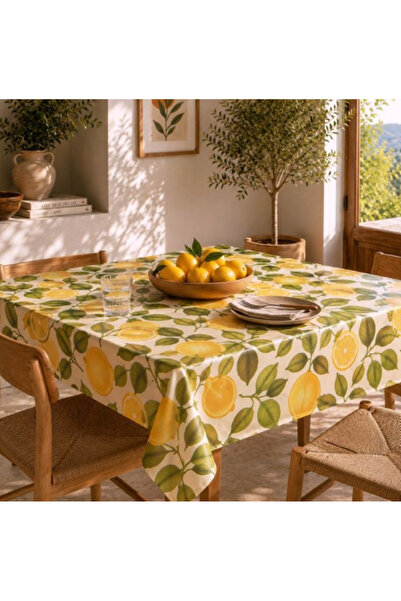 OEM PLASTIC TABLECLOTH LEMONS 120 X 180 CM