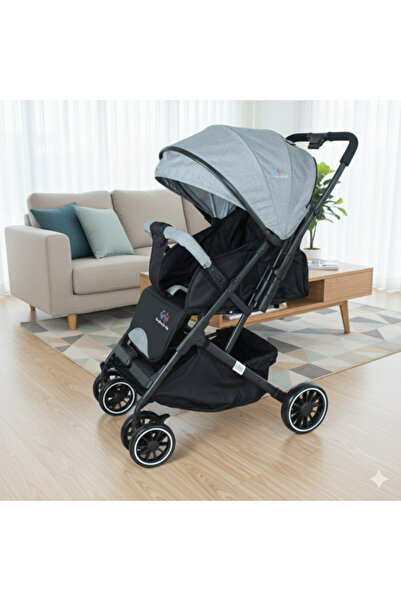 Mini Baby عربة أطفال خفيفة الوزن ثنائية الاتجاه مناسبة للسفر الجوي