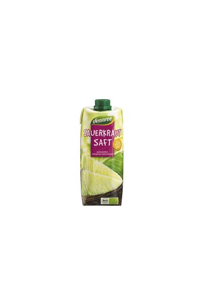 Dennree Suc organic de varză murată 500ml