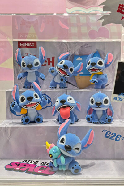 Miniso Disney Lilo & Stitch Lisanslı Blind Box – Kadifemsi Sürpriz Figürlü Kutu