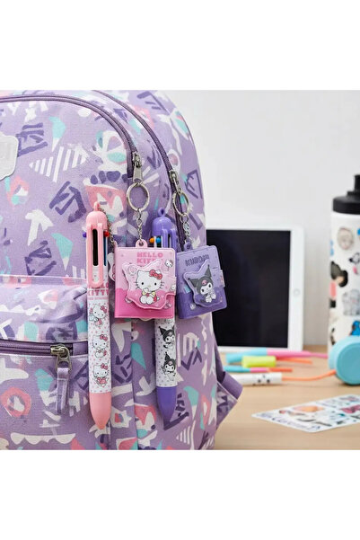 Miniso قلم حبر جاف تيمون سانريو المرخص بـ 6 ألوان - مع شكل كورومي