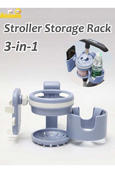 Aissiora Stroller accessories 3-in-1 stroller cup holder Multi-functional str...