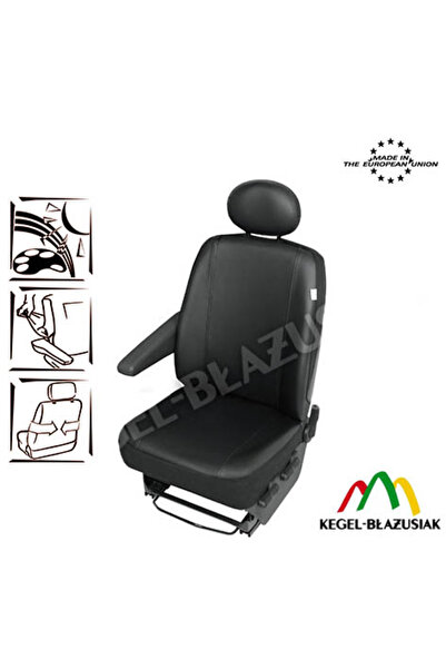 KEGEL Husa auto scaun sofer microbuz imitatie piele pentru Citroen Jumper Fia...