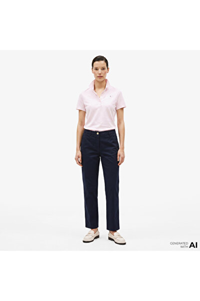 Tommy Hilfiger Cotton Gmd Kadın Lacivert Pantolon