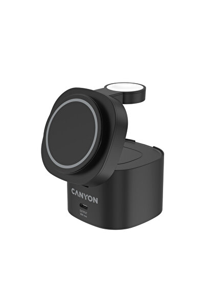 CANYON Încărcător wireless 4 în 1 CANYON, 30W, Încărcător 65W și cablu de 1m,...