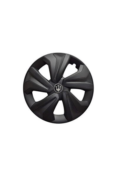 SMARTIC Set of 4 Evo wheel caps, matte black color, 15 inch