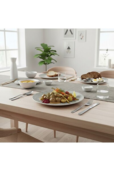 Porland Digital Pattern 12-Piece Serving Plate 25cm Sis