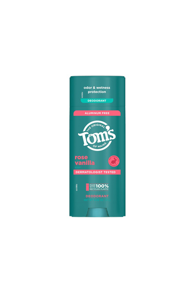 tom's of maine Gül ve Vanilya Kokulu Doğal Deodorant Stick 3.25Oz / 92gr