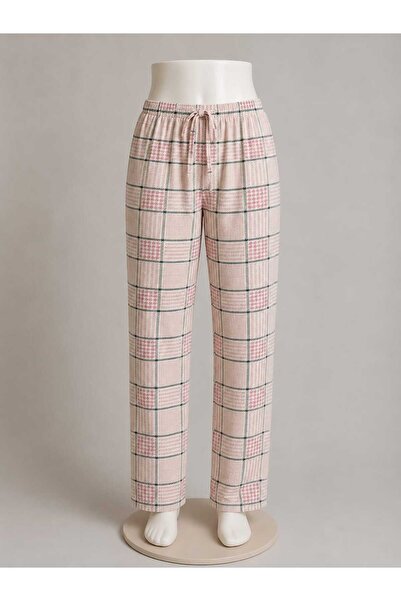 Kadın Yazlık Süprem Kumaş Lastikli Tek Alt Pijama