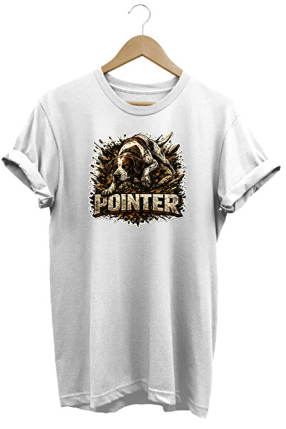 WİDİ Unisex Basset Hound Printed T-Shirt - Hunter Dogs Series Crew Neck Cotto...