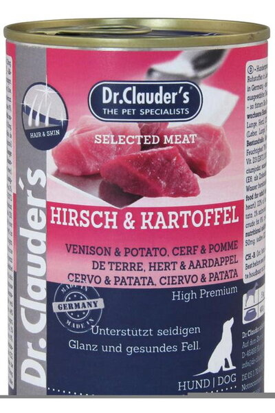 OEM HRANA UMEDA DR. CLAUDER'S DOG SELECTED CAPRIOARA & CARTOF, 400 GR