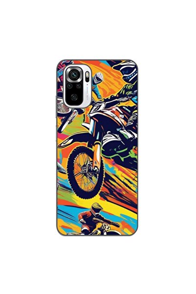 OEM Husa compatibila cu Xiaomi Poco M5s Silicon Gel Tpu Model Motocross Pop Art