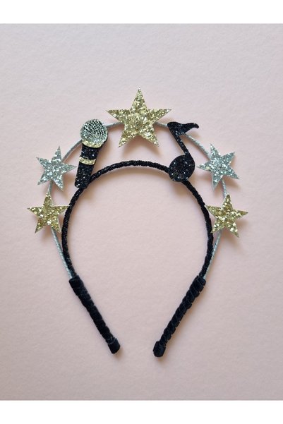Minia Concept Kids Concert Star K-Pop Concert Themed Double Layered Girls' Crown